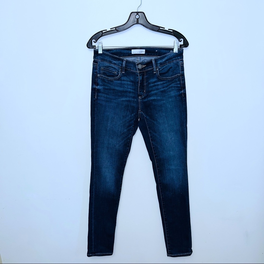 Ann Taylor LOFT Modern Fit Skinny Jeans Medium Wash